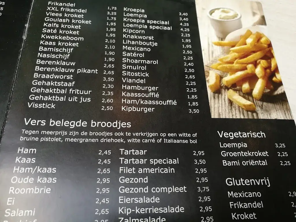 Menu_Lunchroom Old West_Geldermalsen_image_2