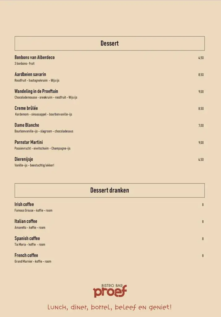 Menu_Bistro Bar Proef_Gendt_immagine_4