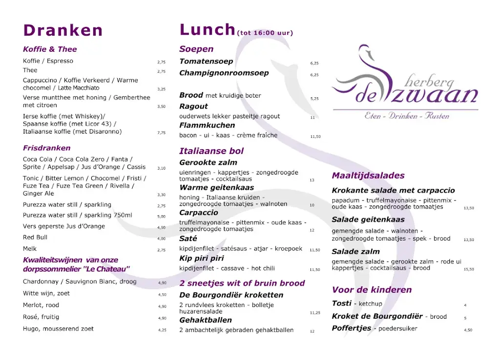 Menu_Herberg de Zwaan Hedel_Hedel_image_3