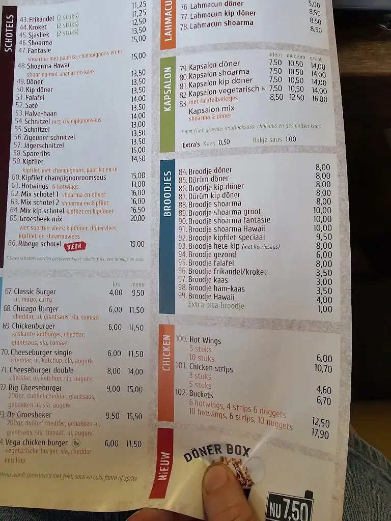 Menü_Eethuis Groesbeek_Groesbeek_Bild_2