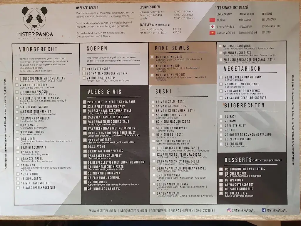 Menu_Mister Panda Goffertboerderij_Nijmegen_image_3