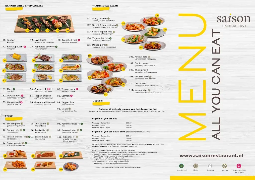 Menu_Saison Restaurant_Nijmegen_image_2