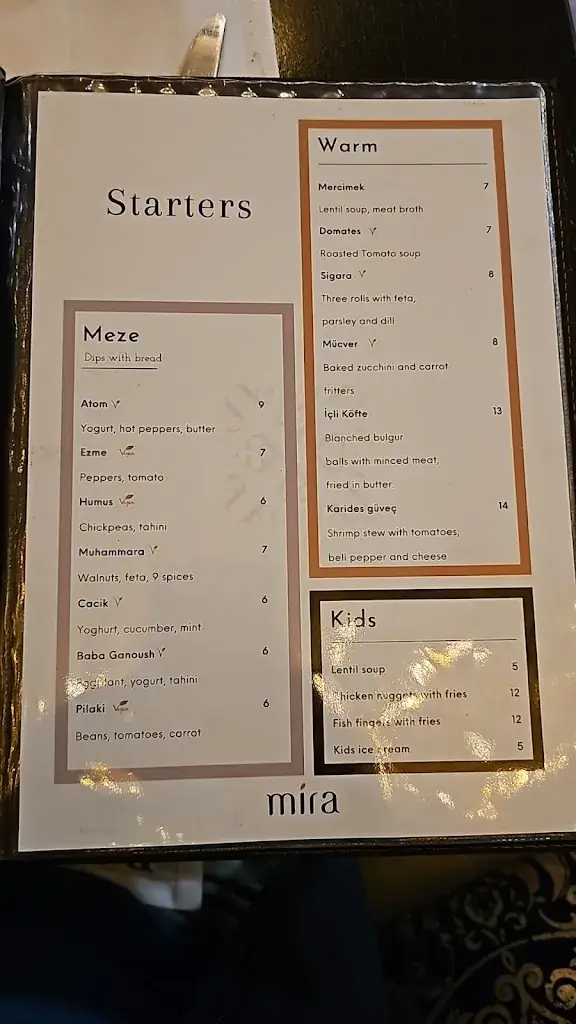 Menü_Restaurant Mira_Nijmegen_Bild_4