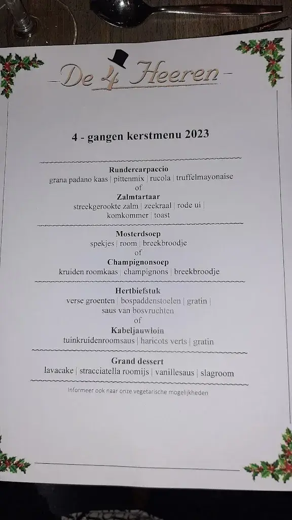Menu_De 4 Heeren_Nijmegen_image_1