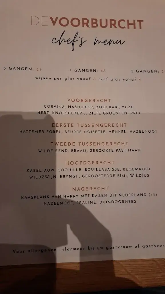 Menu_Restaurant de Voorburcht_Hattem_image_1
