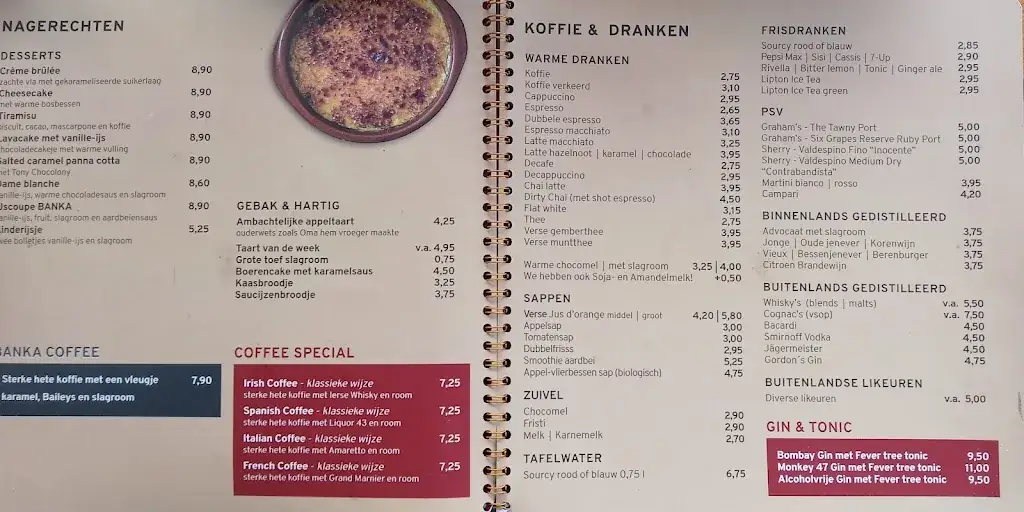 Menu_Café Restaurant Banka_Hattem_imagen_1