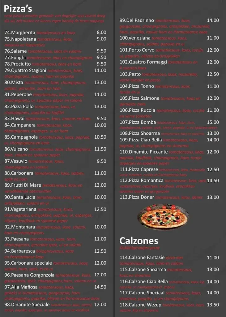 Menu_Pizzeria & Grillhouse Ciao Bella_Wezep_image_1