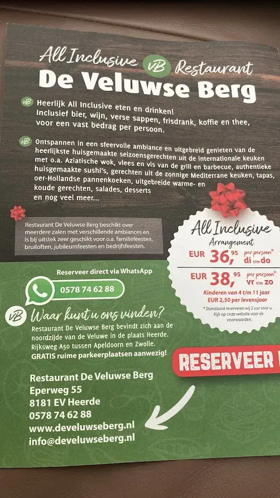 Menu_Restaurant De Veluwse Berg_Heerde_image_1