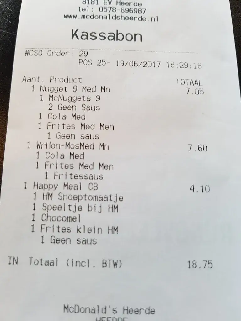 Menu_McDonald's Heerde_Heerde_image_4