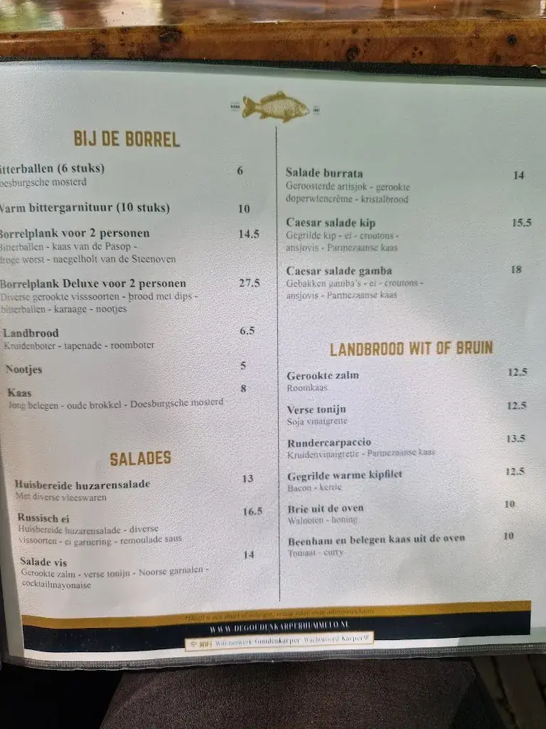 Menu_Hotel Cafe Restaurant De Gouden Karper_Hummelo_image_2