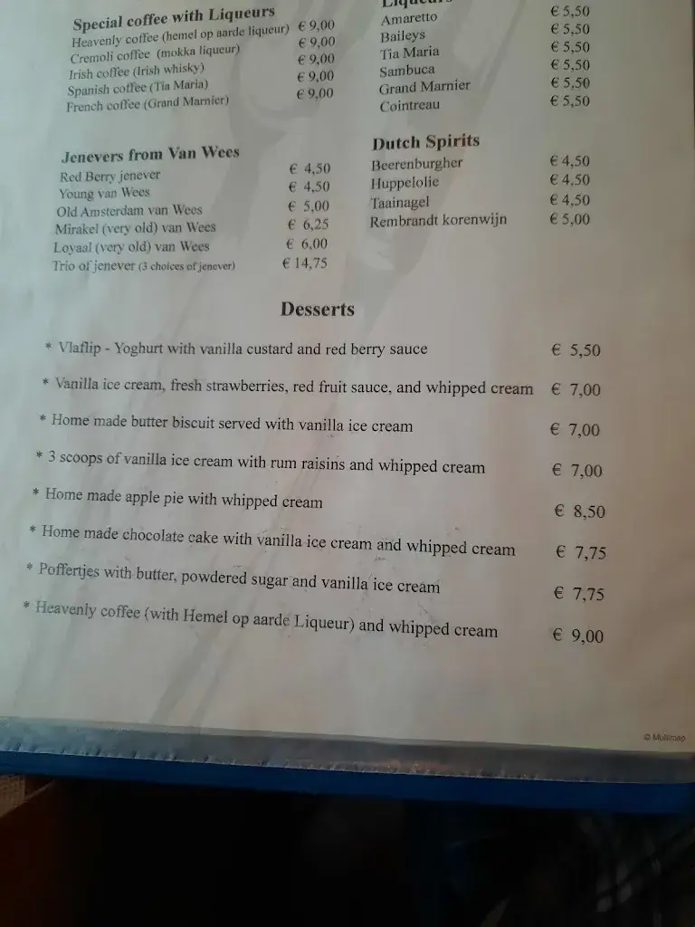 Menu_De Blauwe Hollander_Amsterdam_image_2