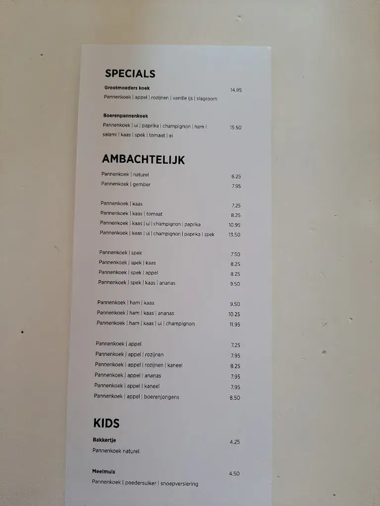 Menu_Molen De Zwaluw_Kesteren_image_1