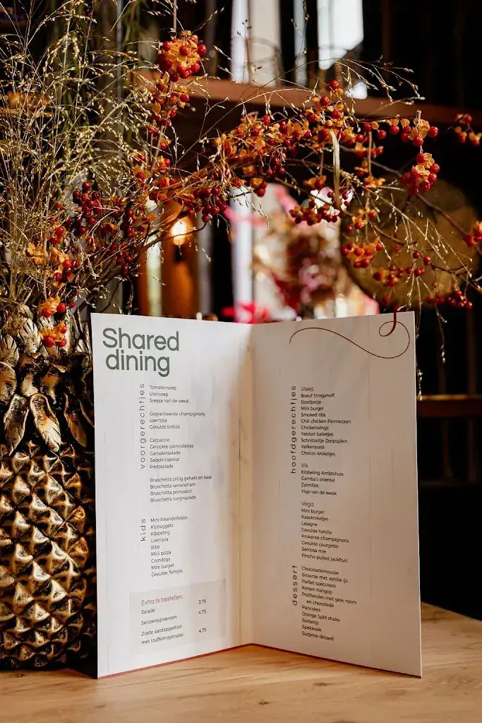 Menü_Restaurant 't Ambtshuis,shared dining_Kesteren_Bild_1