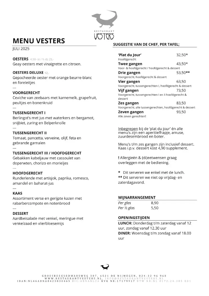 Menu_Restaurant Vesters_Nijmegen_image_1