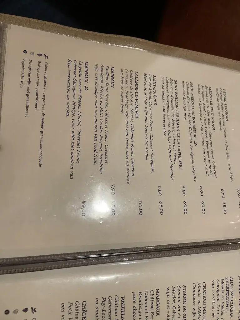 Menu_La Belle Excuse_Nijmegen_image_4