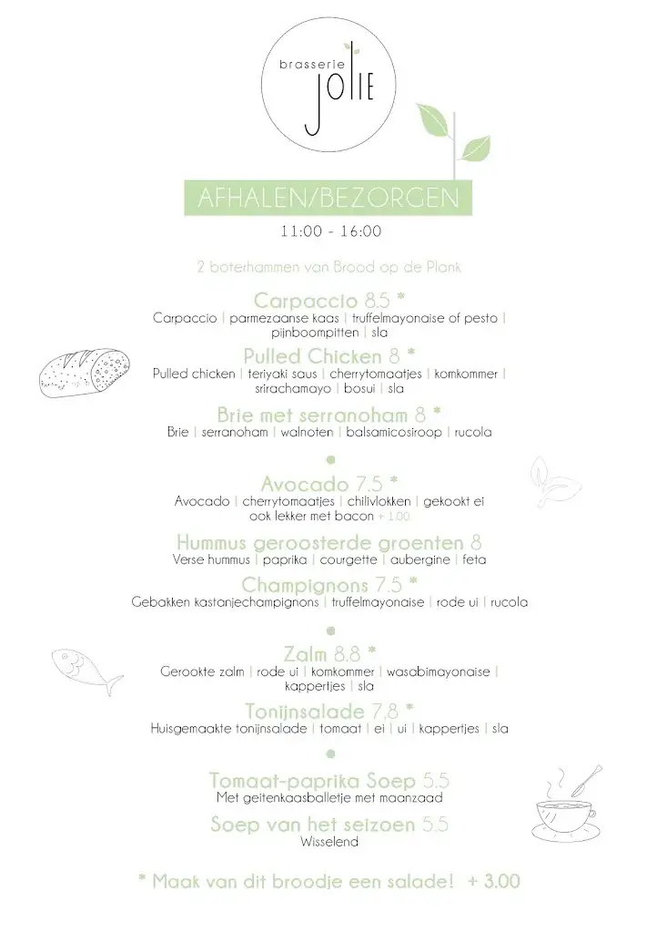 Menu_Brasserie Jolie Nijmegen_Nijmegen_immagine_1