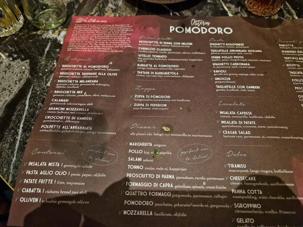 Menu_Osteria Pomodoro_Nijmegen_image_3