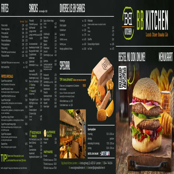 Menü_Big Bread Kitchen Lienden_Lienden_Bild_2