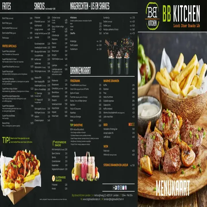 Menü_Big Bread Kitchen Lienden_Lienden_Bild_4