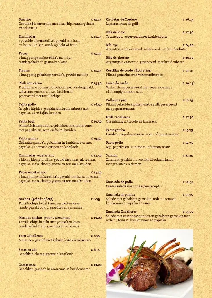Menu_Caballeros_Hengelo_image_2