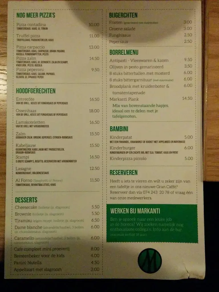 Menu_Italiaans Restaurant Markanti_Hengelo_image_4