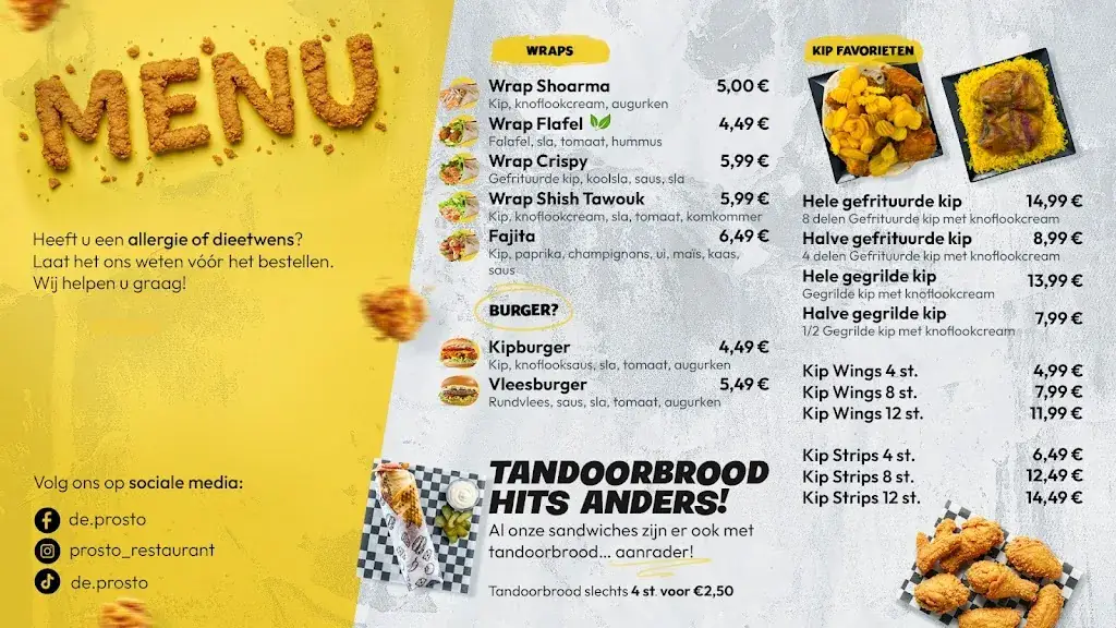 Menu_Prosto Restaurant_Hengelo_image_1