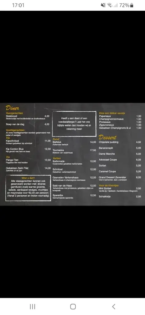 Menu_Restaurant De Zevenster - Hengelo_Hengelo_image_1