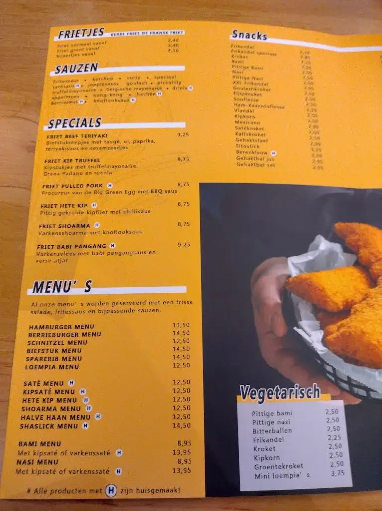 Menu_Berrie's Frietrestaurant🍟_Velddriel_image_1