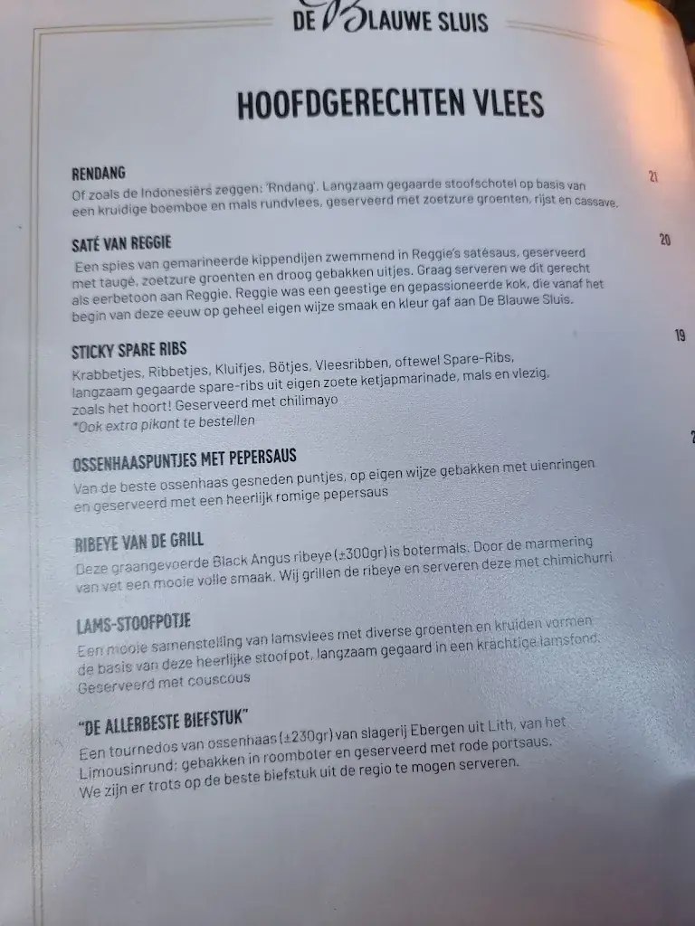 Menu_Restaurant de Blauwe Sluis_'s-Hertogenbosch_image_1