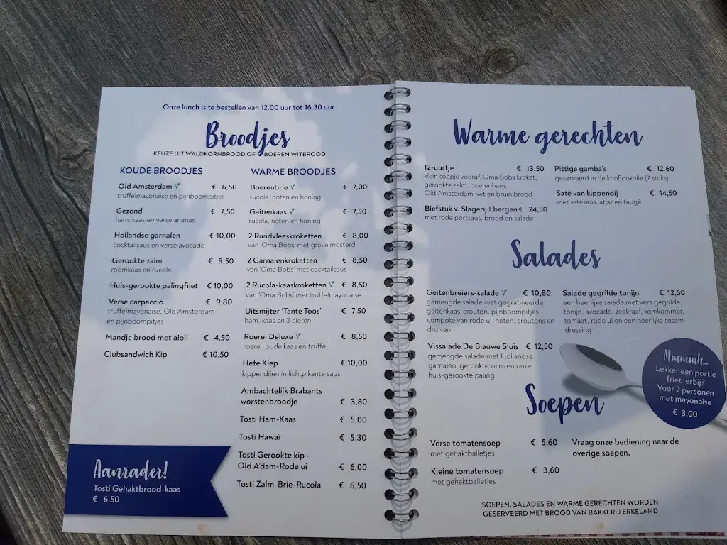 Menu_Restaurant de Blauwe Sluis_'s-Hertogenbosch_image_2
