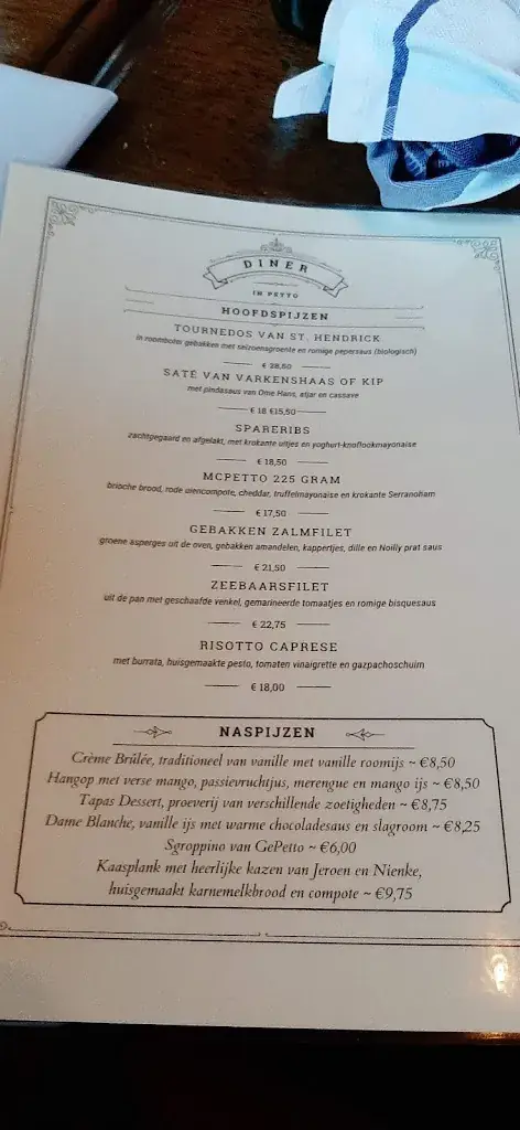 Menu_Bistro 'In Petto'_Rossum_image_3