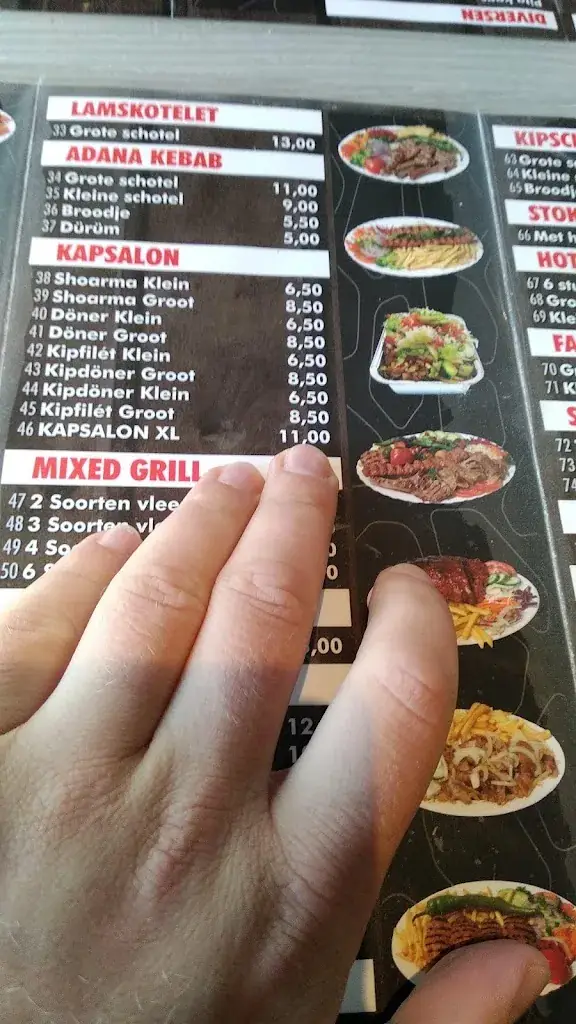 Menu_excellent grillroom_Kerkdriel_image_1