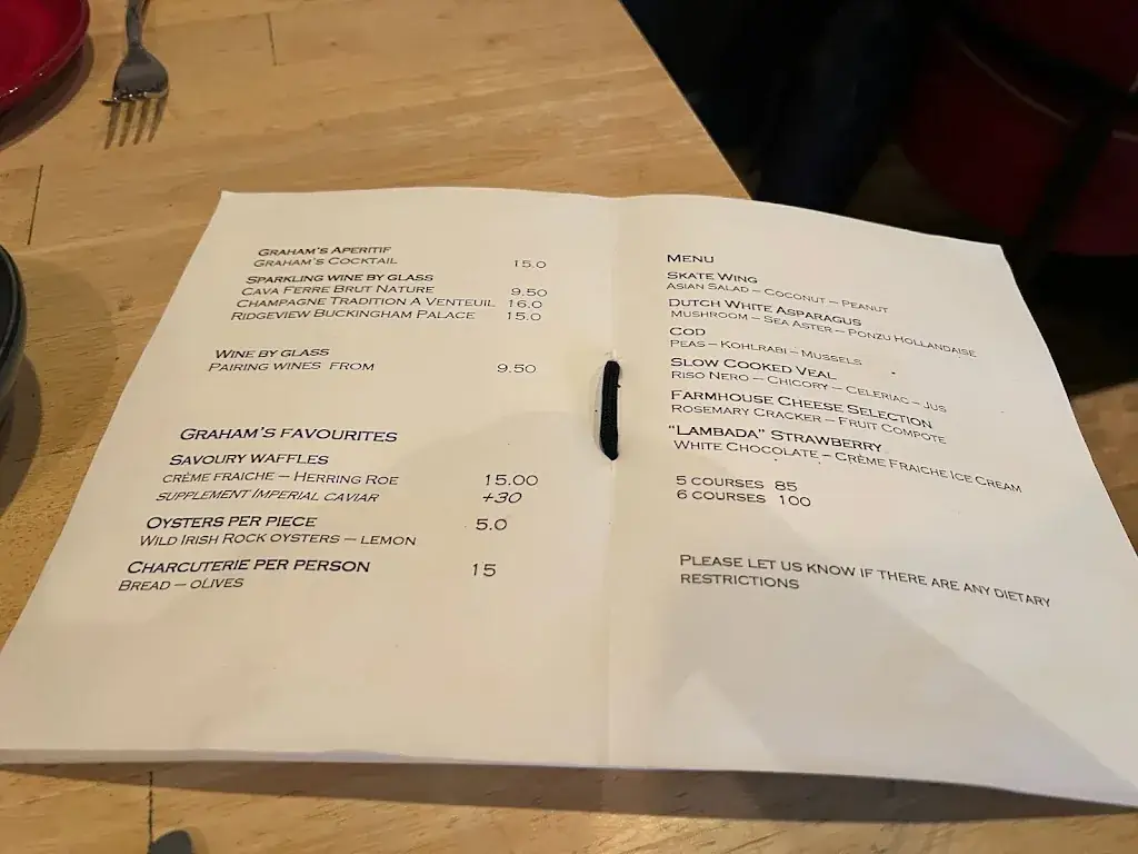 Menu_Graham's Kitchen_Amsterdam_immagine_1