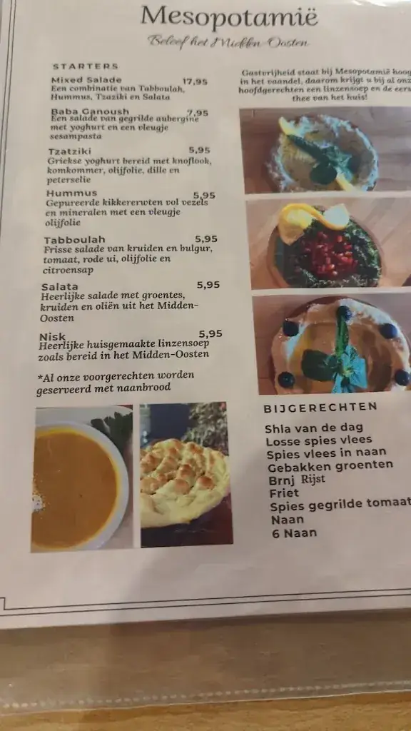 Menu_Mesopotamië Restaurant Arnhem_Arnhem_image_3