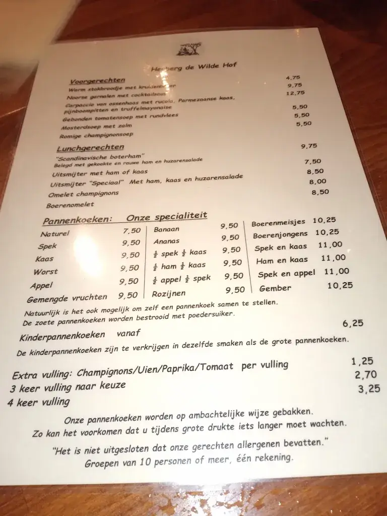 Menu_Herberg De Wilde Hof_Vledder_image_1