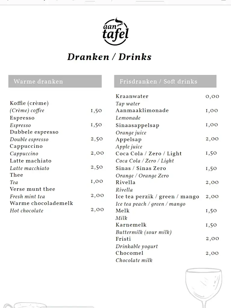 Menu_Sociaal Restaurant 