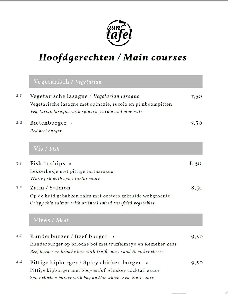 Menu_Sociaal Restaurant 
