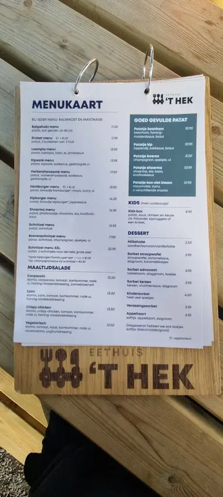 Menu_Eethuis 't Hek_Lunteren_imagen_2