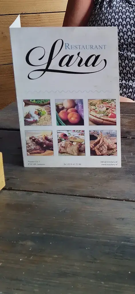 Menu_Restaurant Lara_Lunteren_image_2