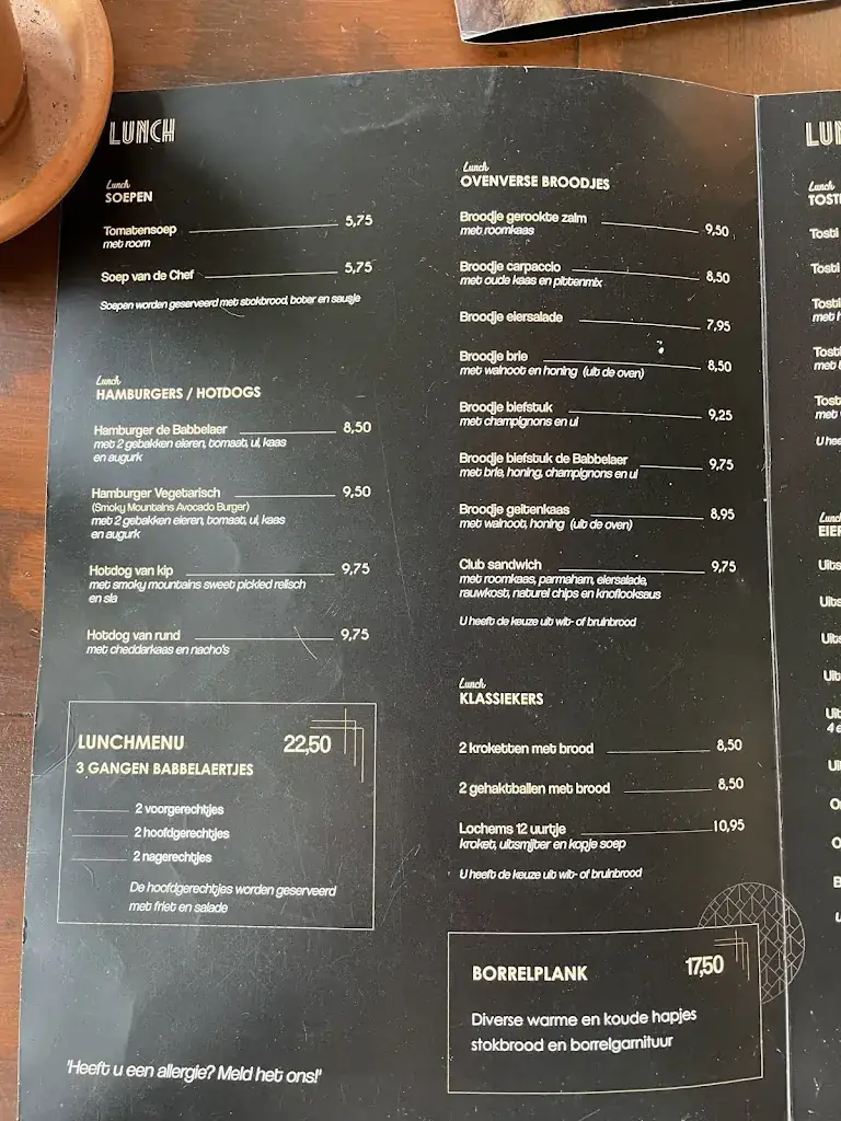 Menu_Restaurant De Babbelaer_Lochem_image_1