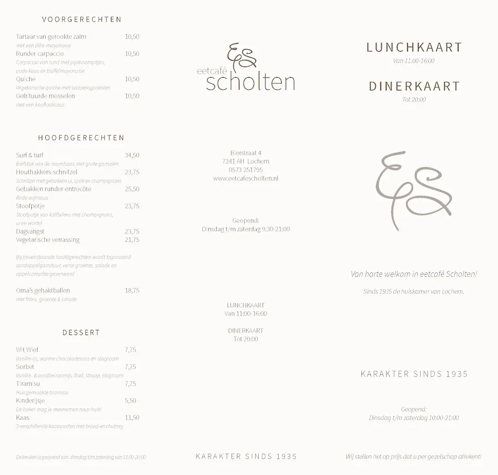 Menu_Eetcafé Scholten_Lochem_immagine_1