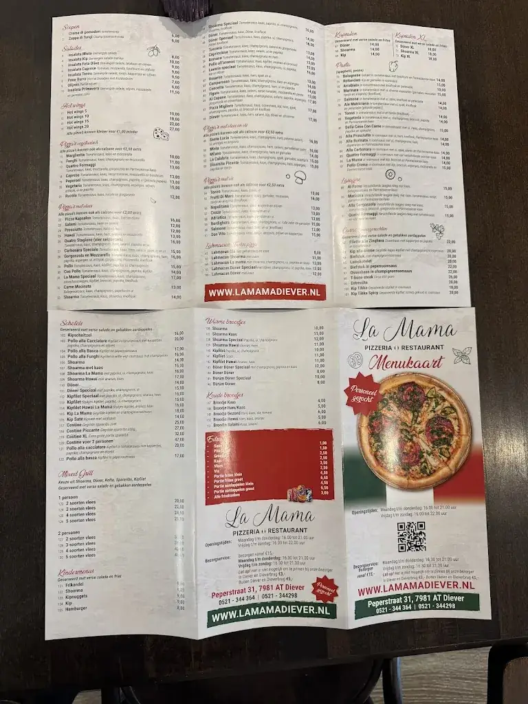 Menu_Pizzeria La Mama_Diever_imagen_1