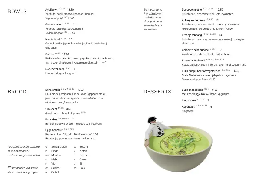 Menü_Bunk Restaurant Amsterdam_Amsterdam_Bild_2