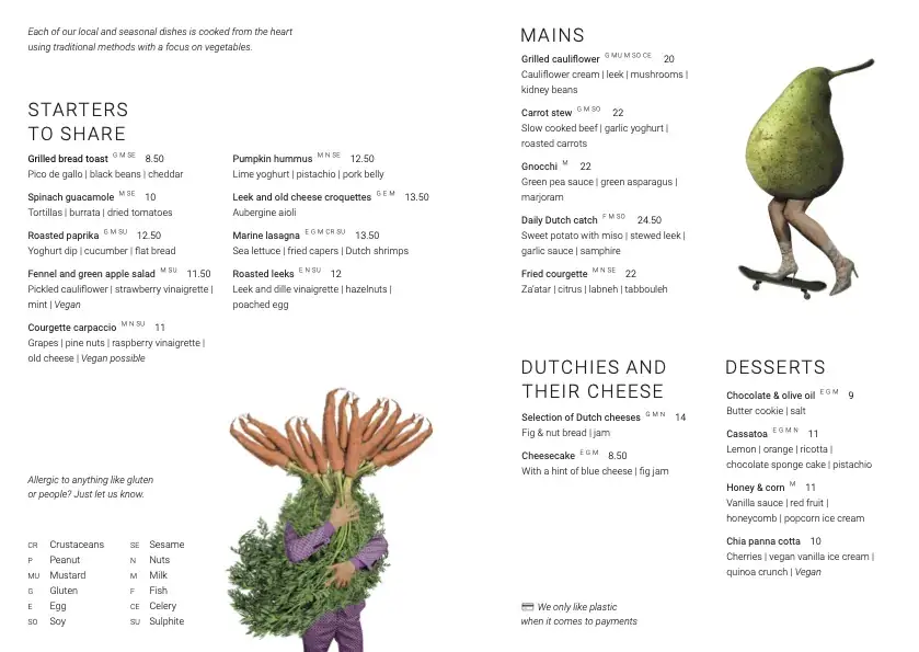 Menü_Bunk Restaurant Amsterdam_Amsterdam_Bild_4