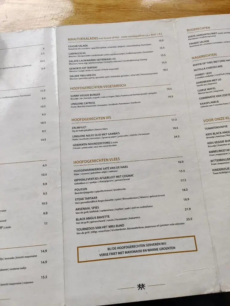 Menu_Arsenaal 1824 Grand Café en Restaurant_Nijmegen_immagine_4