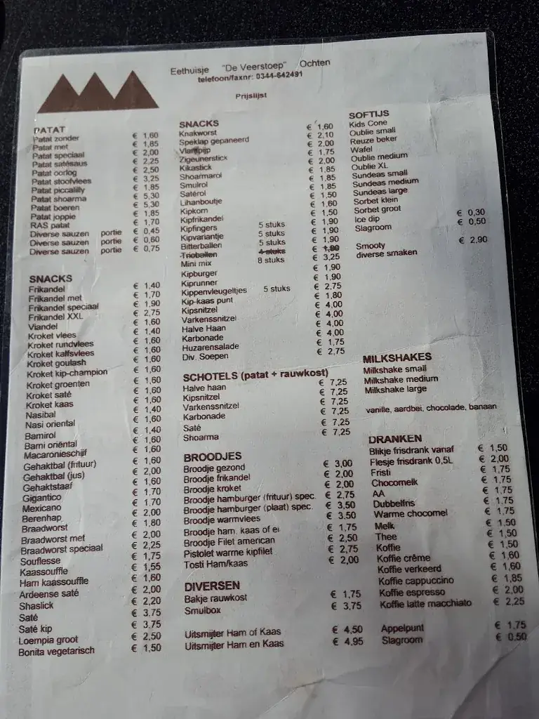 Menu_The Eethuisje Veerstoep_Ochten_image_1