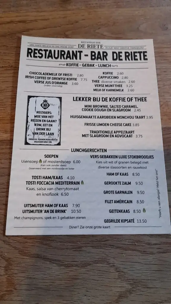 Menu_Café Restaurant De Riete_Dwingeloo_image_3