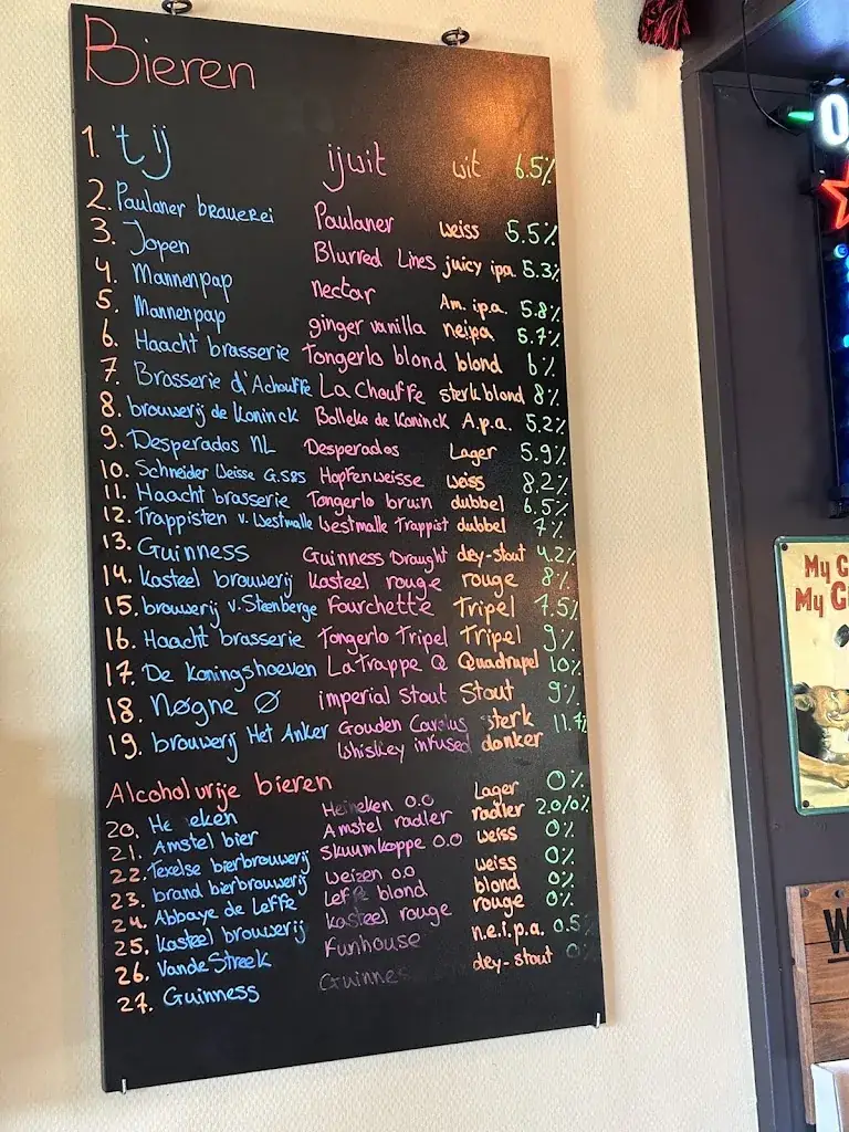 Menu_Bar Brasserie Cafetaria 't Hoekje_Ooij_image_1