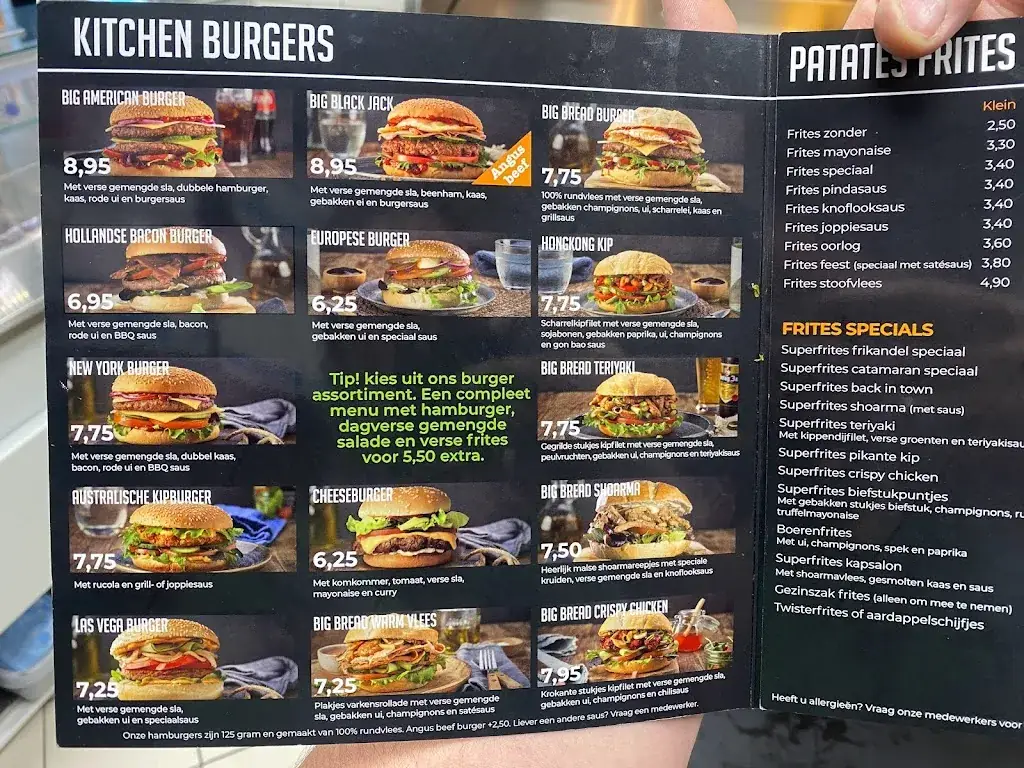 Menu_Cafetaria Big Bread Waalzicht_Opijnen_immagine_1