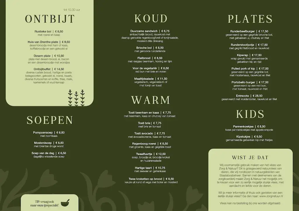 Menu_Huis van Drenthe_Dwingeloo_image_1